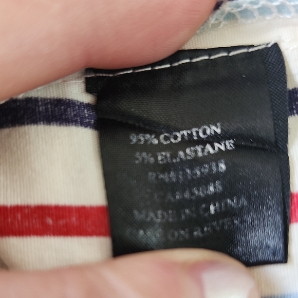 Akira Chicago Multicolor Striped Sleeveless Tank Top – S L – Red, White & Blue - Picture 12 of 12